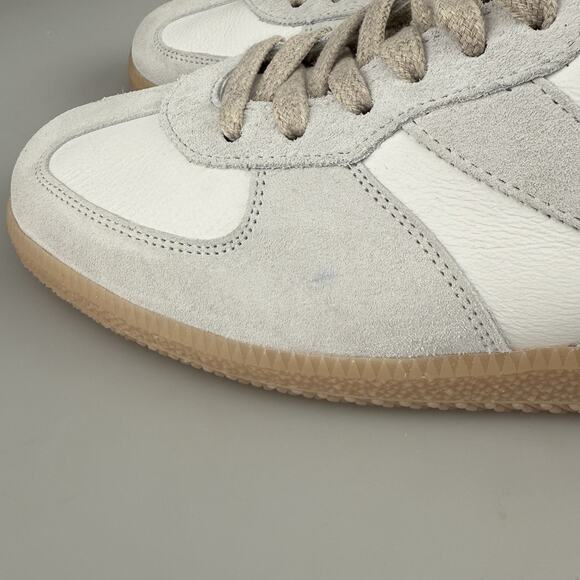 Verbenas Soro Savage White Suede Sneakers Leather Size 42 Terry Lined Spain - Picture 5 of 12